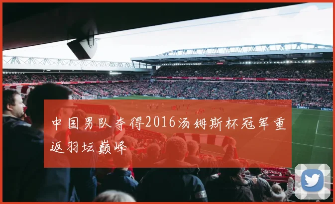 中国男队夺得2016汤姆斯杯冠军重返羽坛巅峰