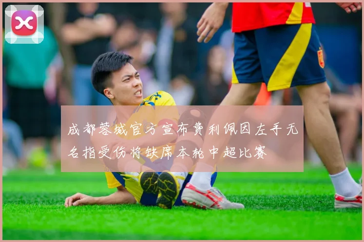 成都蓉城官方宣布费利佩因左手无名指受伤将缺席本轮中超比赛